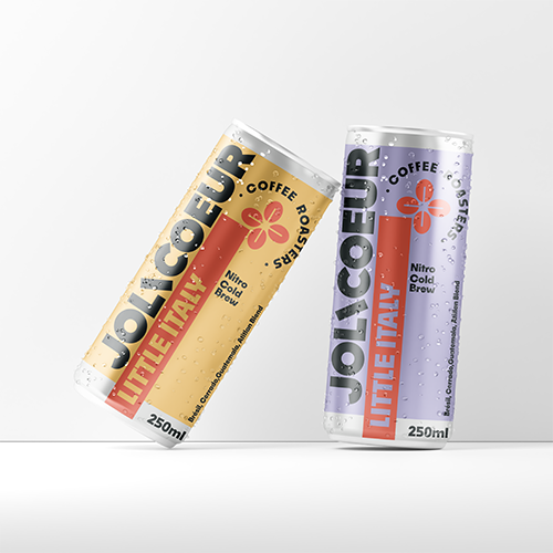 Design de canettes de café